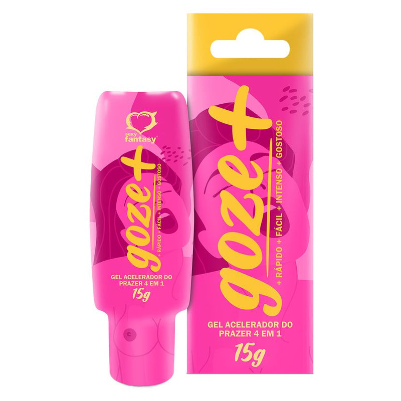 Goze + Gel Acelerador do Prazer 4 em 1 15g Sexy Fantasy